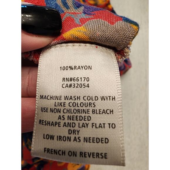 Kimchi Blue Women's Spaghetti Strap Slip Dress SZ Large Floral Boho - Picture 6 of 8